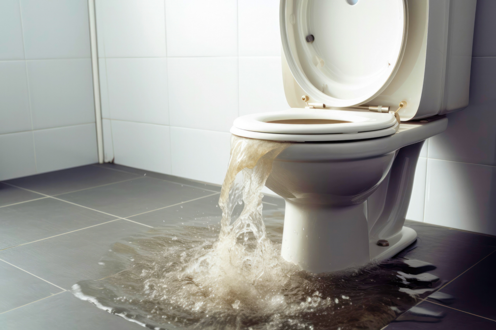 toilette bouchee